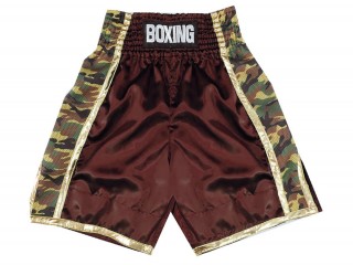 Custom Boxing Shorts : KNBSH-034-Maroon